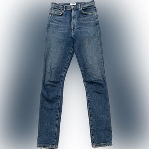Agolde Pinch Waist Skinny Jean in Amped